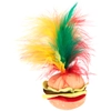 Image de Jouet Crinkle Burger avec plumes pour chat - 1 jouet
