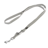Image de Laisse TIAKI Reflective Rubber, gris pour chien - L 200 cm, l 20 mm