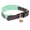 Image de Collier Nomad Tales Bloom menthe, pour chien - taille M : tour de cou 40 - 46 cm, l 32 mm