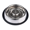 Image de Gamelle anti-glouton TIAKI Silvered pour chien - capacité : 1120 mL, 29 cm de diamètre