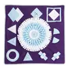 Image de TIAKI Tapis à renifler Formes géométriques 70x70x1cm Chien