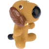 Image de Jouet TIAKI Petit chien en latex pour chien - L 5 x l 5 x H 8 cm