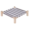 Image de Panier TIAKI Stripes pour chat - L 50 x l 50 x H 13 cm