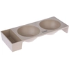 Image de Gamelle double Modern Living Kioto pour chat   capacité : 2 x 450 ml, L 38 x l 15 x H 5,6 cm