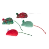 Image de Lot de jouets de Noël en forme de souris TIAKI - 4 souris