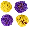 Image de Lot de balles en osier TIAKI pour chat - lot de 4 balles