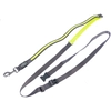 Image de Laisse de jogging Nomad Tales Spirit USB LED jaune fluo et gris pour chien   L 180 à 250 cm, l 25 mm