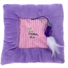 Image de TIAKI Coussin moelleux aubergine avec herbe à chat