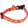 Image de Collier Harry Potter Gryffindor, orange taille M : 30 - 46 cm de tour de cou, 20 mm de large Chien