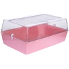 Image de Cage TIAKI Panorama L pour rongeur - rose : L 71 x l 46 x H 31,5 cm