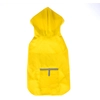 Image de zooplus Basics Imperméable pour chiens jaune, 40cm dos chien
