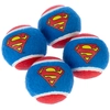 Image de Warner Bros.  DC Set de balles de tennis Superman 4 pièces (Ø6,3cm chacune) Jouets pour chiens
