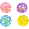 Image de 4x zooplus Basics Jouet pour chat balle avec clochette