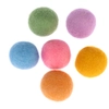 Image de TIAKI Jouets pour chats Balle en feutre - Lot de 6 (Ø3cm chacune)
