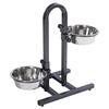 Image de Porte-gamelles en U, écuelles incluses 2x1,6 L - diam.:21cm - H44cm