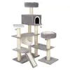 Image de Maison en pain d'épices XXL - Arbre à chat - Gris clair