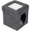 Image de Niche Cube pliable Chat - microfibre/polyester