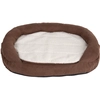Image de Panier ovale Grand chien L117 l72 H24cm Memory marron - Panier pour Chien