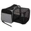 Image de Sac de transport Onoen avec enclos L 45 x l 26 x H 28,5 cm gris - pour chat et petit chien