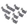 Image de Clips pour ratelier panier infÃ©rieur (8pcs) (166418-49442) Lave-vaisselle (00611472 BOSCH NEFF SIEMENS GAGGENAU BALAY BLAUPUNKT KUEPPERSBUSCH PITSOS THERMADOR GORENJE)