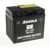 Image de Batterie AZ104/AGM 12-24 pour tracteur tondeuse - +terminal gauche