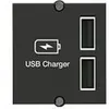 Image de Bachmann Double Charger - Insert de montage encastré - charge USB X 2