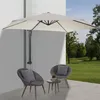 Image de Mendler Parasol De Mur Casoria, Parasol Déporté Pour Balcon Ou Terrasse, 3m Inclinable   Crème