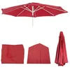 Image de Housse De Rechange Pour Parasol N18, Housse De Parasol De Rechange, Ã 2,7m Tissu/Textile 5kg   Rouge
