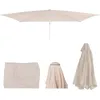 Image de Mendler Housse De Rechange Pour Parasol N23, Housse De Rechange Pour Parasol, 2x3m Rectangulaire Tissu/Textile 4,5kg Uv 50+   Crème