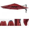 Image de Housse De Parasol Hwc-A96, 8 Baleines Rondes Ã4m 220g/MÂ² Polyester, Housse De Rechange P.Ex. Pour Parasol Ampli Hwc-A96   Bordeaux