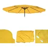 Image de Housse De Rechange Pour Parasol Meran Pro, Parasol De MarchÃ© Gastronomique Avec Volant Ã 5m, Polyester   Jaune