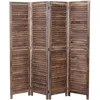 Image de Paravent HWC-C30, paroi de sÃ©paration, shabby, 170x160cm   brun