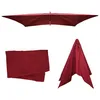 Image de ToÃ®le De Remplacement Pour Parasol Florida, 3x4m, Polyester 6kg   Rouge-Bordeaux