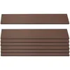 Image de Mendler Lot De 7 Lattes Pour Brise-Vue En Wpc Sarthe, Planches Brise-Vent, Env. 1m²   90cm, Brun