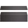 Image de Mendler Lot De 7 Lattes Pour Brise-Vue En Wpc Sarthe, Planches Brise-Vent, Env. 1m²   90cm, Anthracite