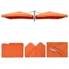 Image de RevÃªtement De Parasol T44, 8 Baleines 3x3m Polyester, Pour Double Parasol T44   Terre Cuite Avec Flap
