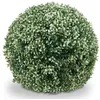 Image de Arbuste artificiel HWC-L77, boule de buis plante décorative boule de buis plante artificielle Buxus, Outdoor Ø 55cm   blanc