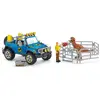 Image de schleich Dinosaurs Voiture tout-terrain avec avant-poste Dino