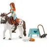 Image de Schleich schleich HORSE CLUB Cavalière Mia et Spotty