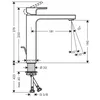 Image de Hansgrohe Vernis Shape Mitigeur de lavabo monocommande 190, 71562000