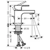 Image de Mitigeur de lavabo 70 hansgrohe Vernis Shape noir mat