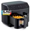 Image de Friteuse A Air Chaud - Medion - P20 Xxl Twin - 2600 W - 2 Paniers - 9 Programmes - Noir