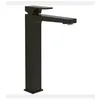 Image de Mitigeur lavabo surÃ©levÃ© Architectura Square avec vidage Push Open Noir mat