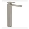 Image de Villeroy & Boch - Mitigeur lavabo surÃ©levÃ© VILLEROY ET BOCH Architectura Square avec vidage Push Open Brushed Nickel Matt - Gris