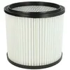 Image de vhbw 1x filtre plissÃ© compatible avec Einhell AS 1100, AS 1250 N, AS 1400, B-NT 1250, Duo 1100, Duo 1250, Duo 1300 A, Inox 1100, EMK 1000 aspirateur - noir / blanc