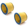 Image de vhbw 2x fitre rond / filtre Ã  lamelles compatible avec Aqua Vac Max 30, Multisystem 500i, NTS 30, Super 30, 7403 T, 7413 Paspirateur multifonction