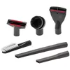Image de vhbw Lot de buses pour divers aspirateurs avec 6 piÃ¨ces, 32 mm - Universel par ex. compatible avec Dyson, Shark, Miele, etc., noir