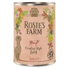 Image de 6x400g Rosie's Farm Adult boeuf - Pâtée pour chien