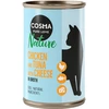 Image de 6x140g Cosma Nature poulet, thon, fromage - Pâtée pour chat