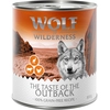 Image de 6x800g The Taste Of The Outback Wolf of Wilderness - Pâtée pour chien